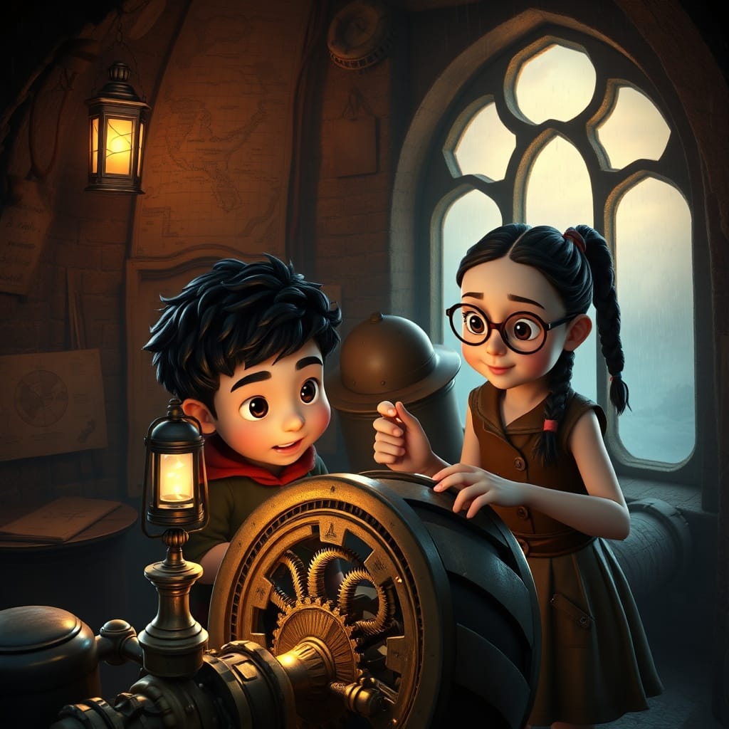 O Mistério da Torre dos Ventos | história de aventura infantil