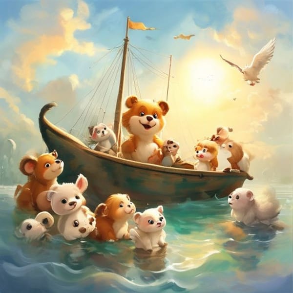 O Grande Barco dos Bichos | história bíblica para bebês