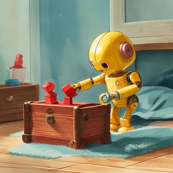 O Robô Zeca e a Peça Pesada | história para dormir bebê