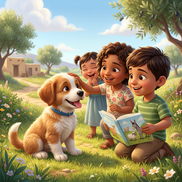 O Sorriso do Cachorrinho | história bíblica para bebês