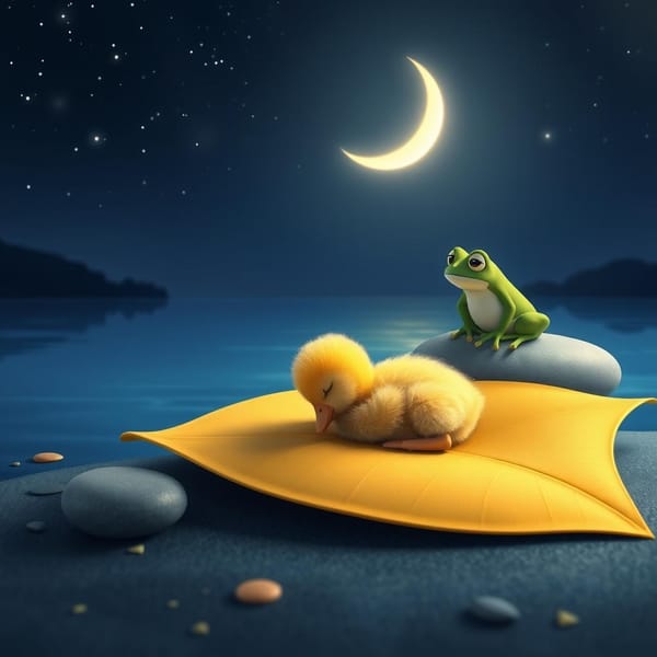 O Patinho Pipo e a Folha Macia | história para dormir bebê